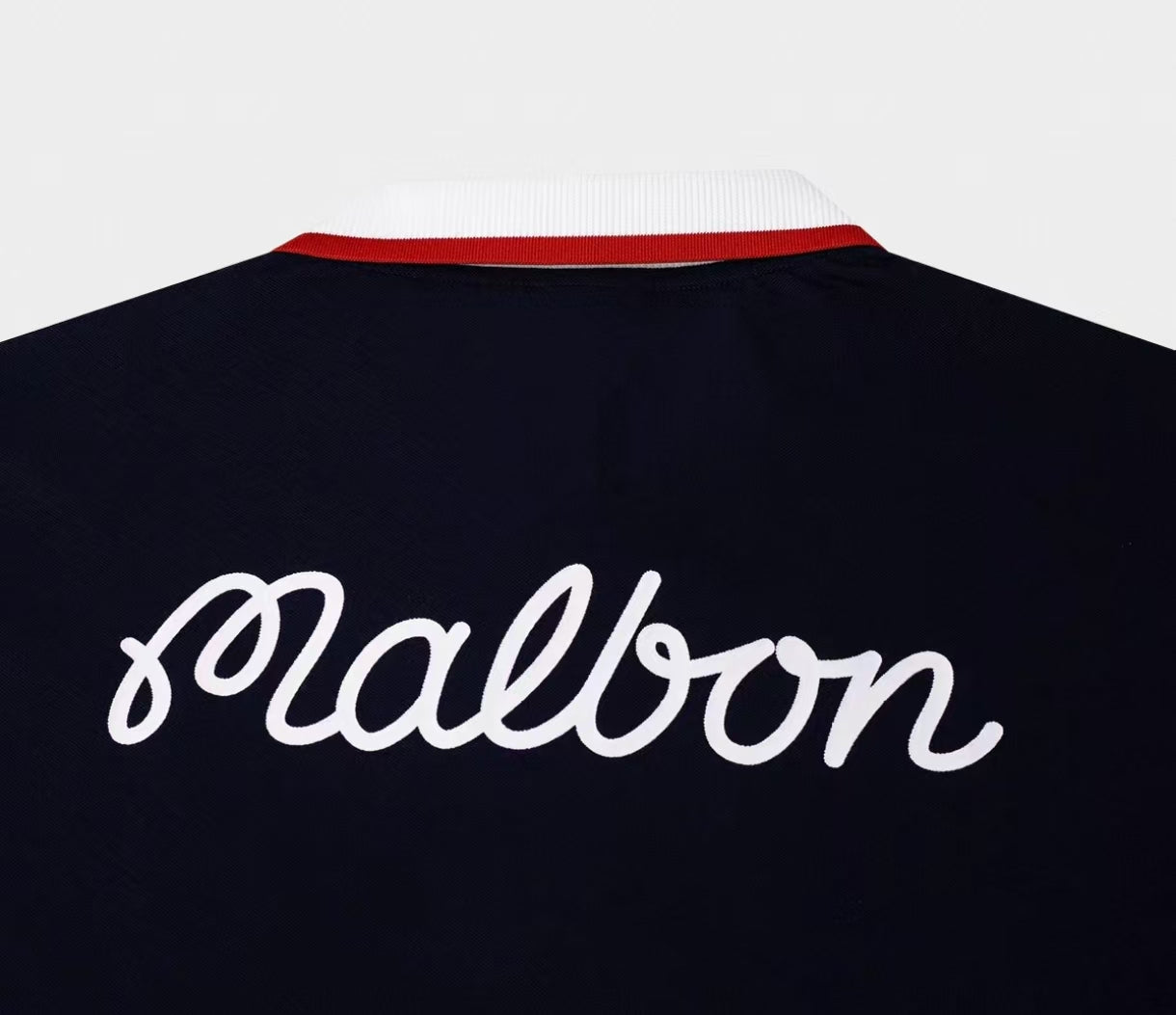 Malbon Golf Men’s Colorblock Athletic Polo Shirt