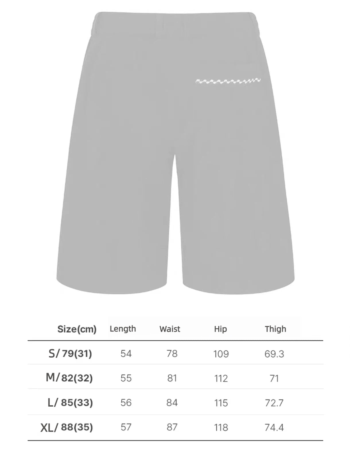 Malbon Golf メンズ ウエストゴム アスレチック ゴルフショーツ（Mint Green） サイズ表
