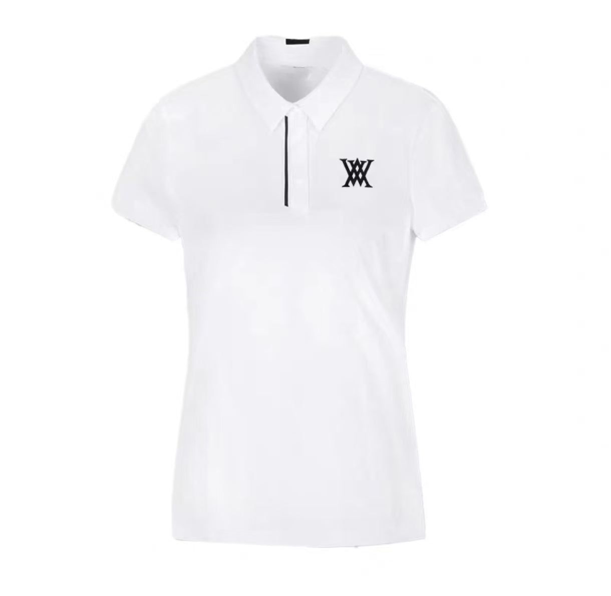 St Andrews レディース 速乾 クルーネック ゴルフシャツ（ホワイト）の商品画像