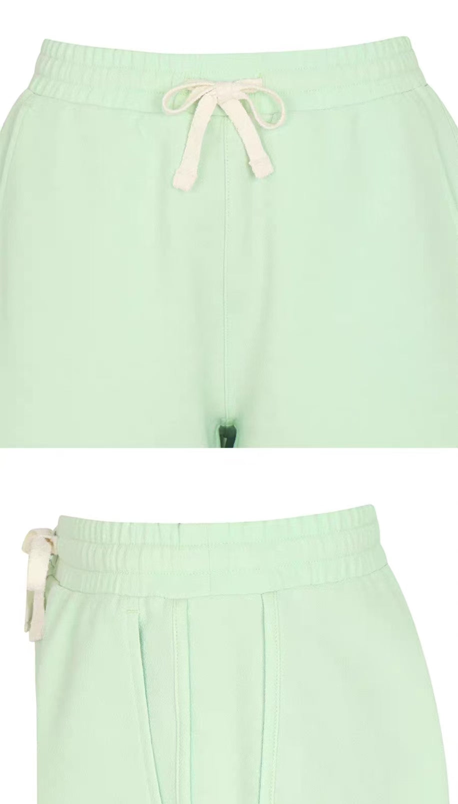 Malbon Golf レディース ウエストゴム ストレートレッグ ゴルフショーツ（Mint Green） 商品画像