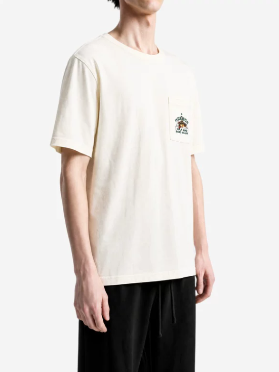 Malbon unisex Vista Bass Club Graphic Golf T-Shirt, fabric detail