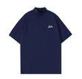 Forden Golf メンズ 冷感 速乾 グラフィック モックネック ゴルフトップス ネイビー 商品正面