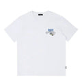 Malbon Unisex Dragon Graphic Heavyweight Golf T-Shirt White front view