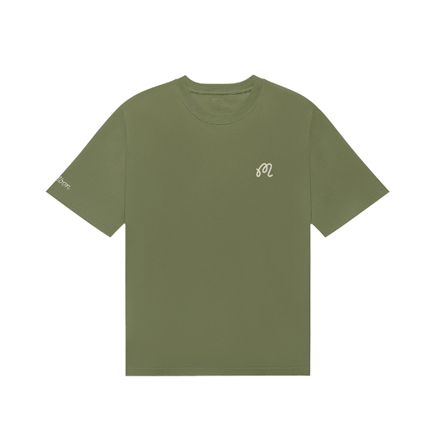 Malbon フォレージング フェアウェイズTシャツ グリーン 前面