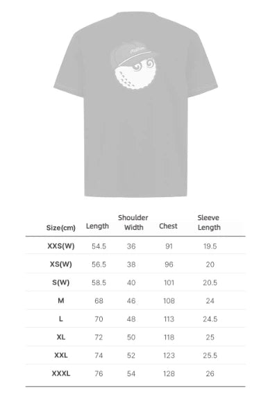 Malbon メンズ グリーン ゴルフグラフィックTシャツ サイズ表
