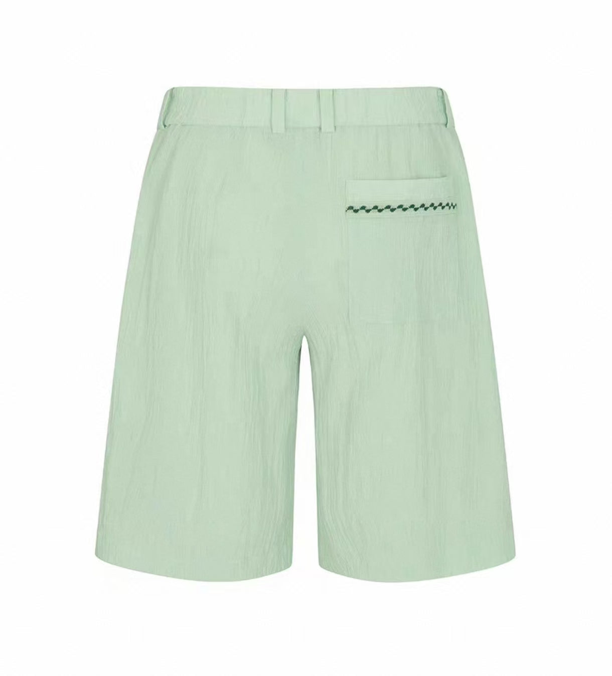 Malbon Golf メンズ ウエストゴム アスレチック ゴルフショーツ（Mint Green） 背面
