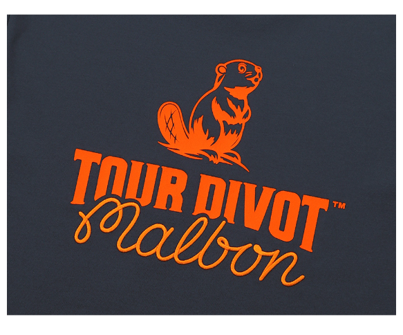 Malbon Golf Tour Divot Letter Print Graphic T-Shirt