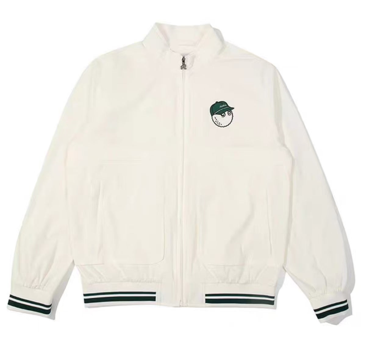Malbon Golf Men’s Full-Zip Windproof Water-Resistant Jacket