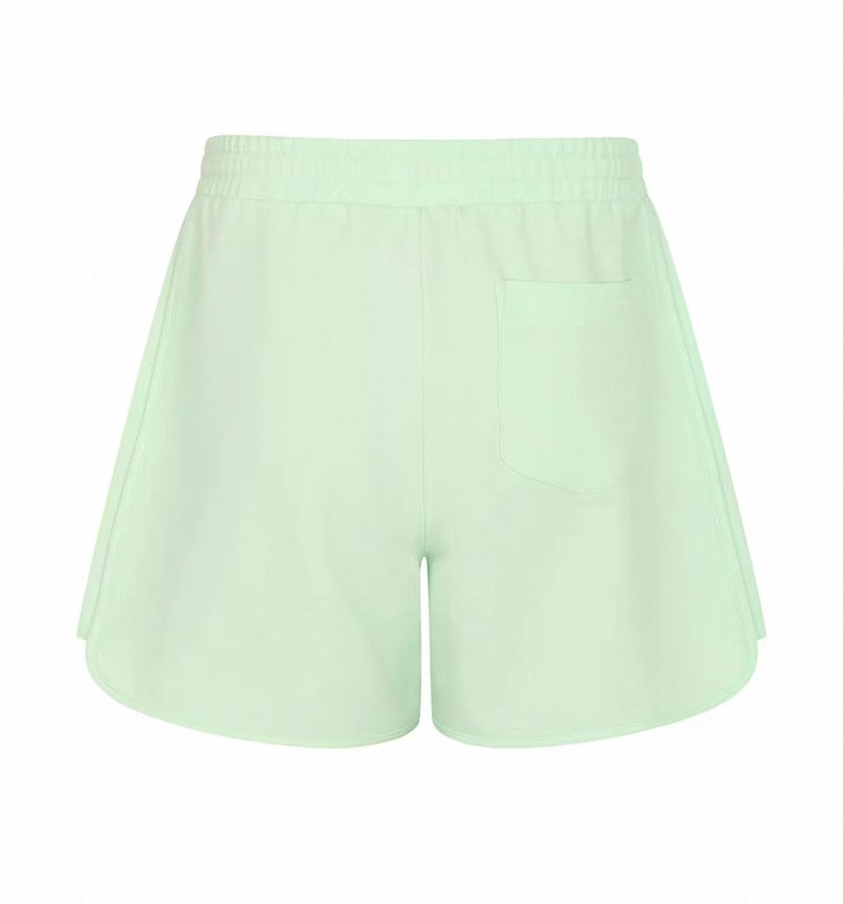 Malbon Golf レディース ウエストゴム ストレートレッグ ゴルフショーツ（Mint Green） 背面