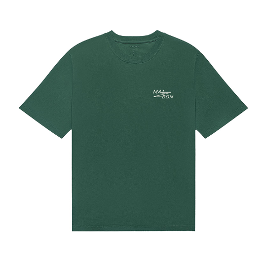 Malbon Bermuda Utility Tシャツ グリーン 前面