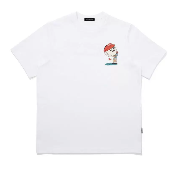 Malbon Dosan 6451 Tシャツ ホワイト 前面