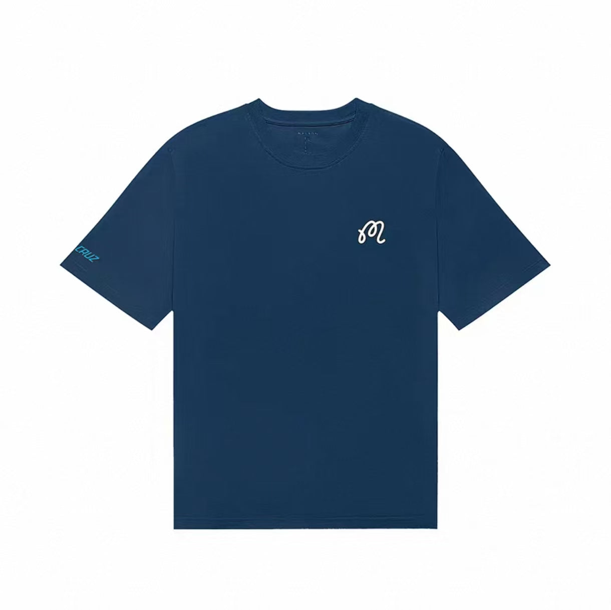 Malbon クイックドライ グラフィックTシャツ ネイビー 前面