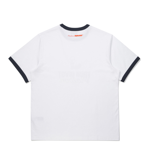Malbon Golf Tour Divot Circular Graphic Casual T-Shirt