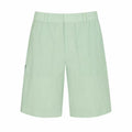Malbon Golf メンズ ウエストゴム アスレチック ゴルフショーツ（Mint Green） 正面