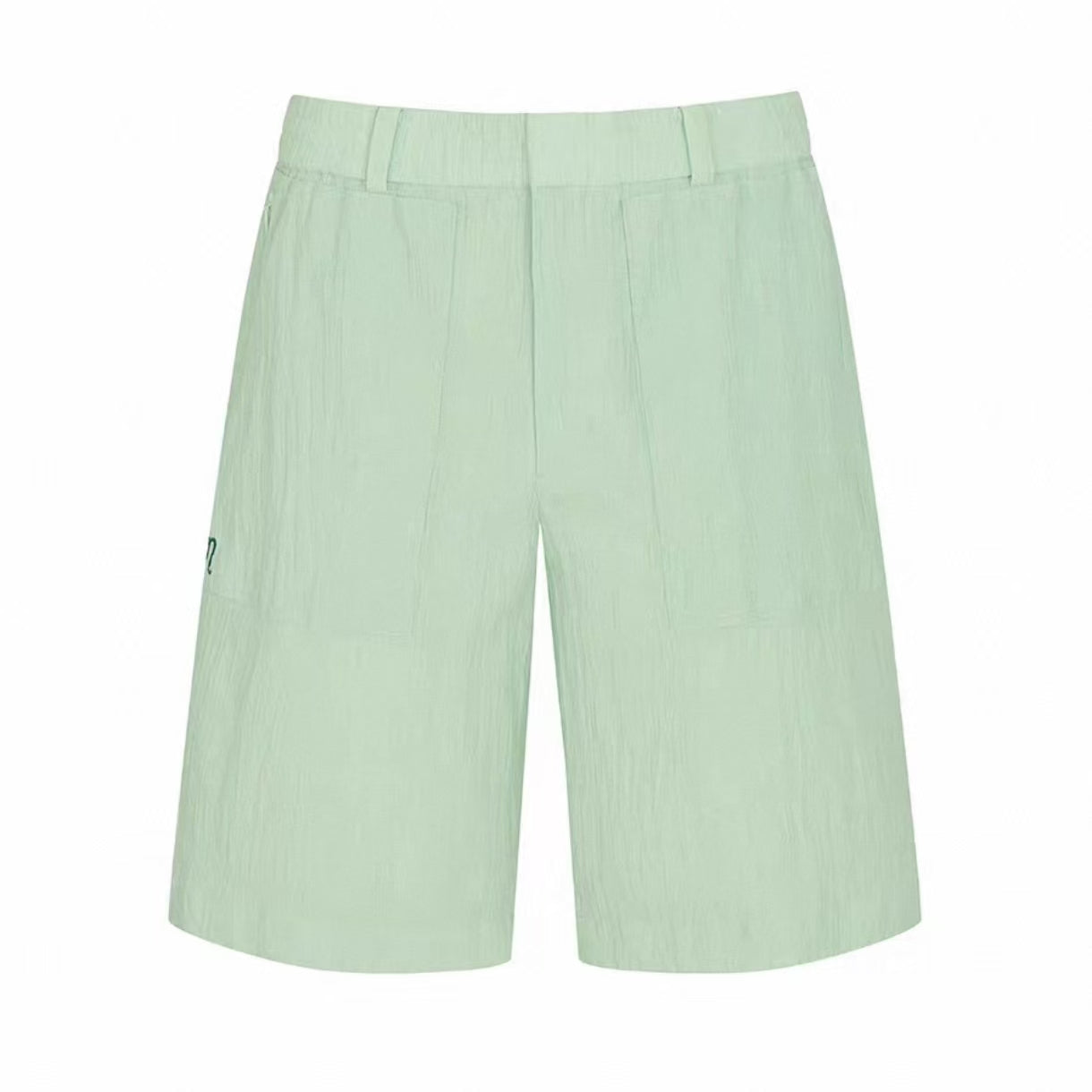 Malbon Golf メンズ ウエストゴム アスレチック ゴルフショーツ（Mint Green） 正面