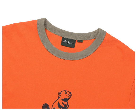 Malbon Golf Tour Divot Circular Graphic Casual T-Shirt