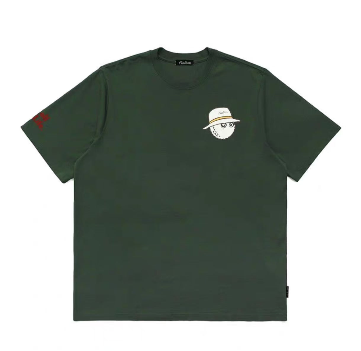 Malbon バレルカフ Tシャツ グリーン 前面
