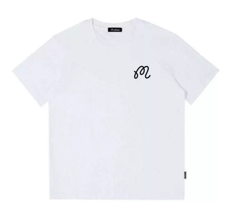 Malbon Golf ユニセックス 通気性 カジュアル アスレチック Tシャツ（ホワイト） 正面