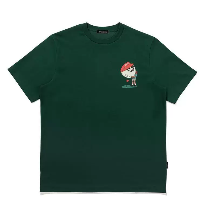 Malbon Dosan 6451 Tシャツ グリーン 前面