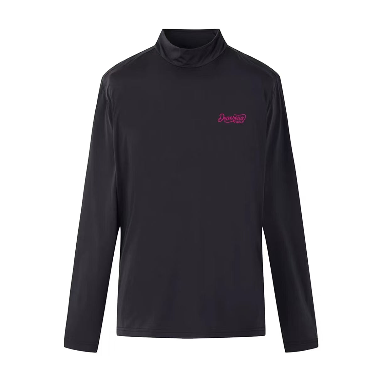 Devereux Golf Ice Silk Quick-Dry Dice Print Mock Neck Shirt