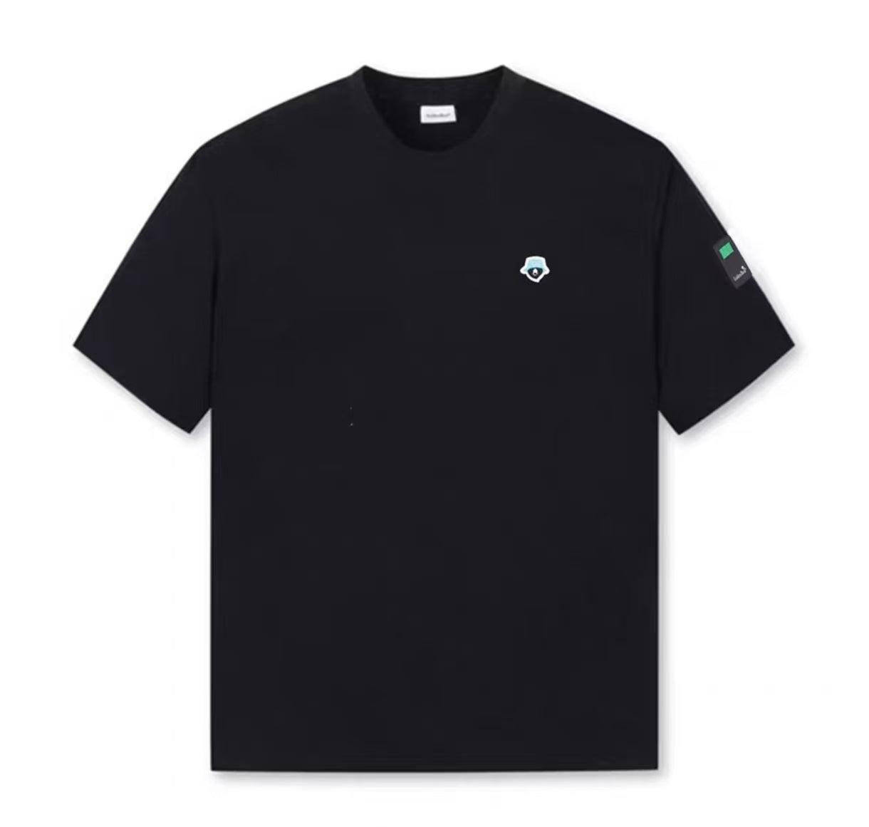 Golden Bear ユニセックス プレミアム 刺繍 ゴルフTシャツ ブラック 商品正面