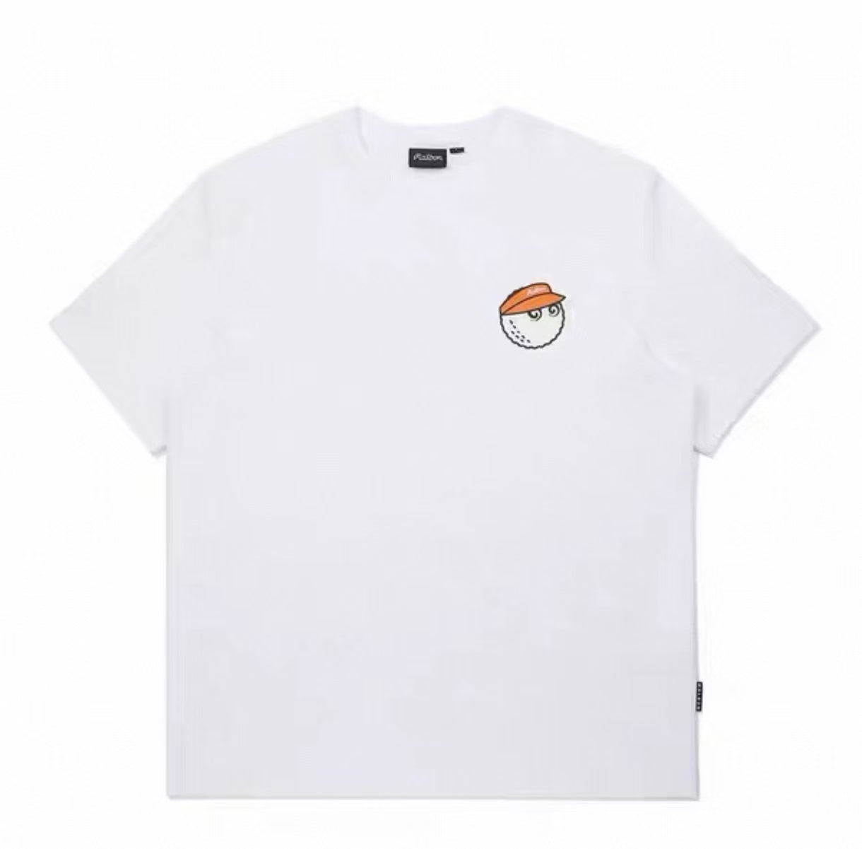 Malbon Golf ユニセックス カジュアル アスレチック グラフィック Tシャツ（ホワイト） 正面