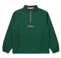Malbon Golf Men’s Quick-Dry Stand Collar Half-Zip Pullover green front view