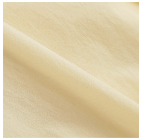 Malbon women's slim-fit UV-protection breathable hoodie in Beige, lifestyle view