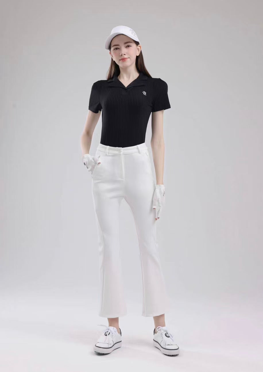 Women’s Summer Quick-Dry Breathable Golf Pants Shirt Set - product view