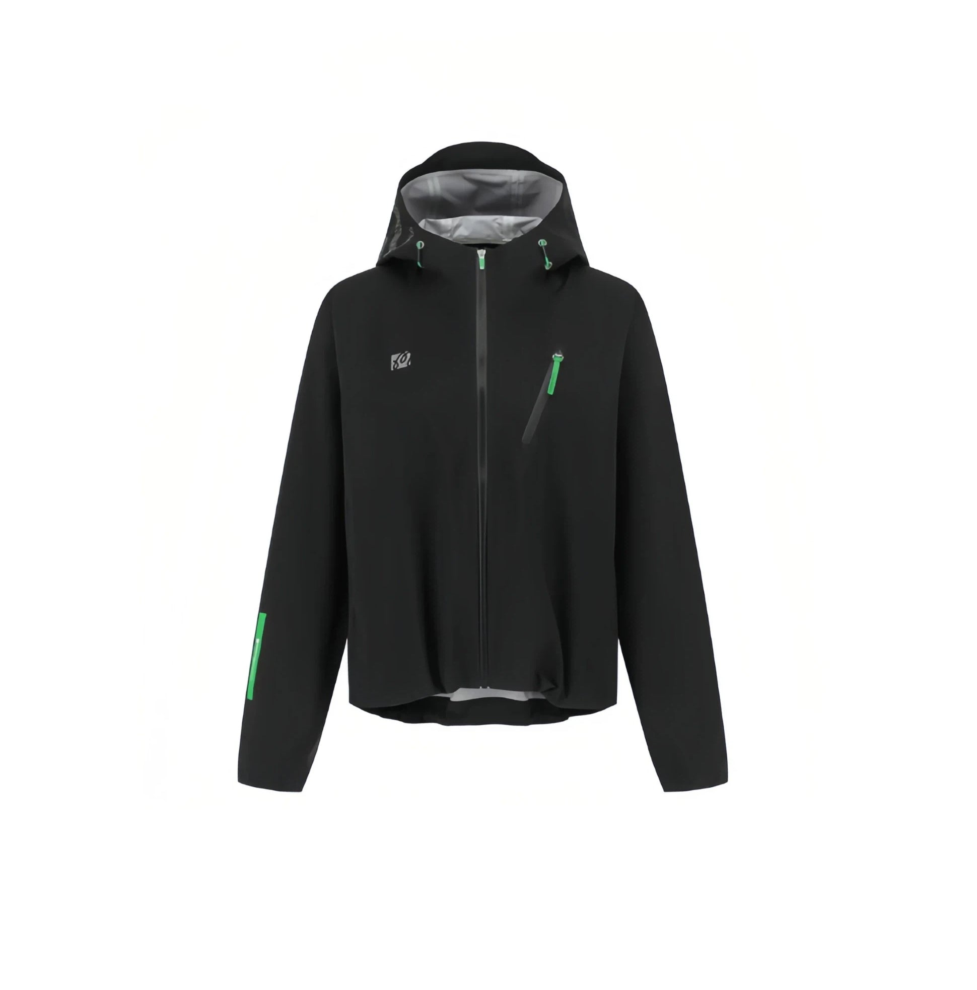 Malbon Studio Seoul 3-Layer Tech Women's Jacket Black golf apparel front view