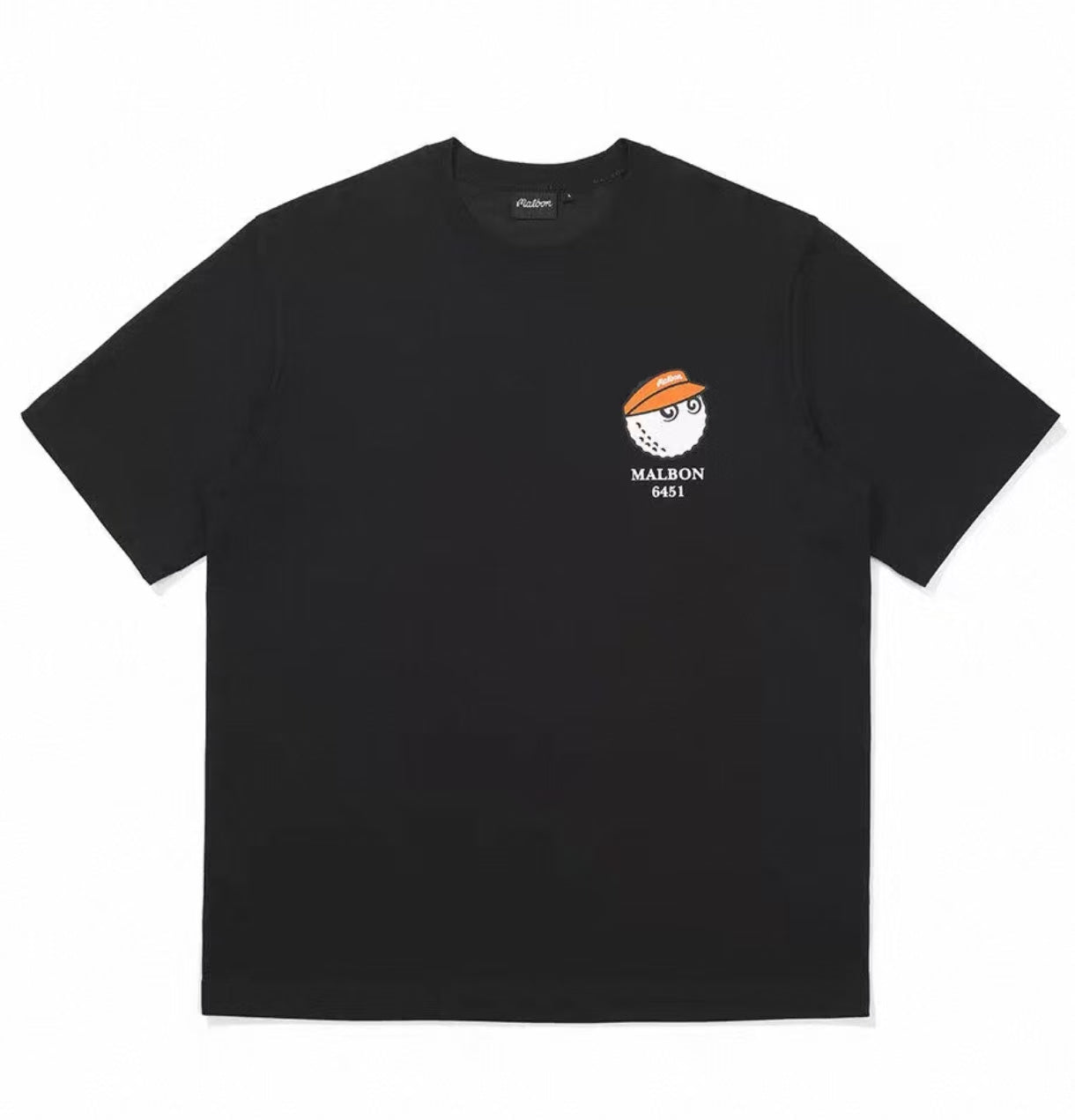 Malbon Dosan 645-1 Tシャツ ブラック 前面
