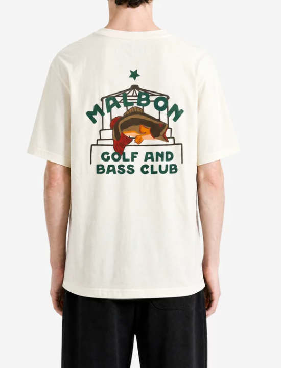 Malbon unisex Vista Bass Club Graphic Golf T-Shirt, size chart