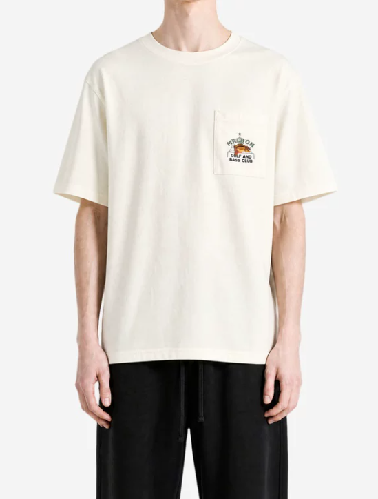 Malbon unisex Vista Bass Club Graphic Golf T-Shirt, trim detail
