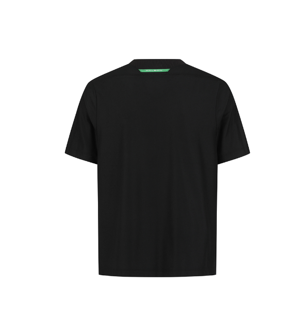 Malbon クーリング パフォーマンスTシャツ ブラック 背面