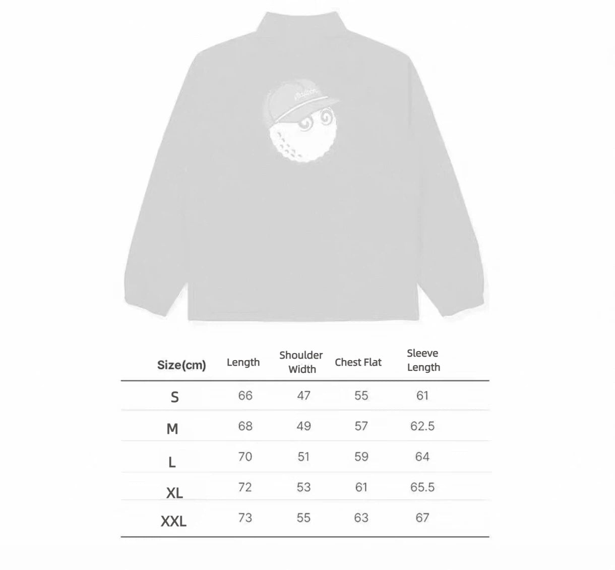 Malbon Golf Men’s Quick-Dry Stand Collar Half-Zip Pullover green size chart