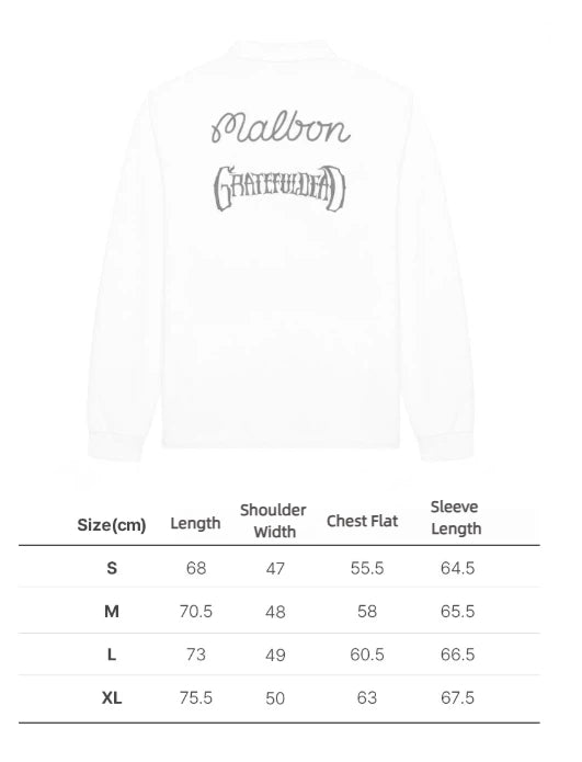 Malbon Golf REVOLVE Edition Casual Streetwear Polo Shirt