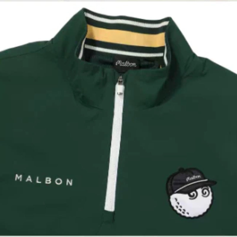 Malbon メンズ ゴルフ ジャケット - 通気性のあるストレッチ カジュアル アウター
