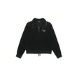Malbon women's half-zip golf sweatshirt jacket in Black - image 1