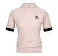 Golep Women’s Summer Quick-Dry Sun Protection Zip Slim Golf Shirt in Pink - product view