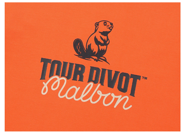 Malbon Golf Tour Divot Circular Graphic Casual T-Shirt