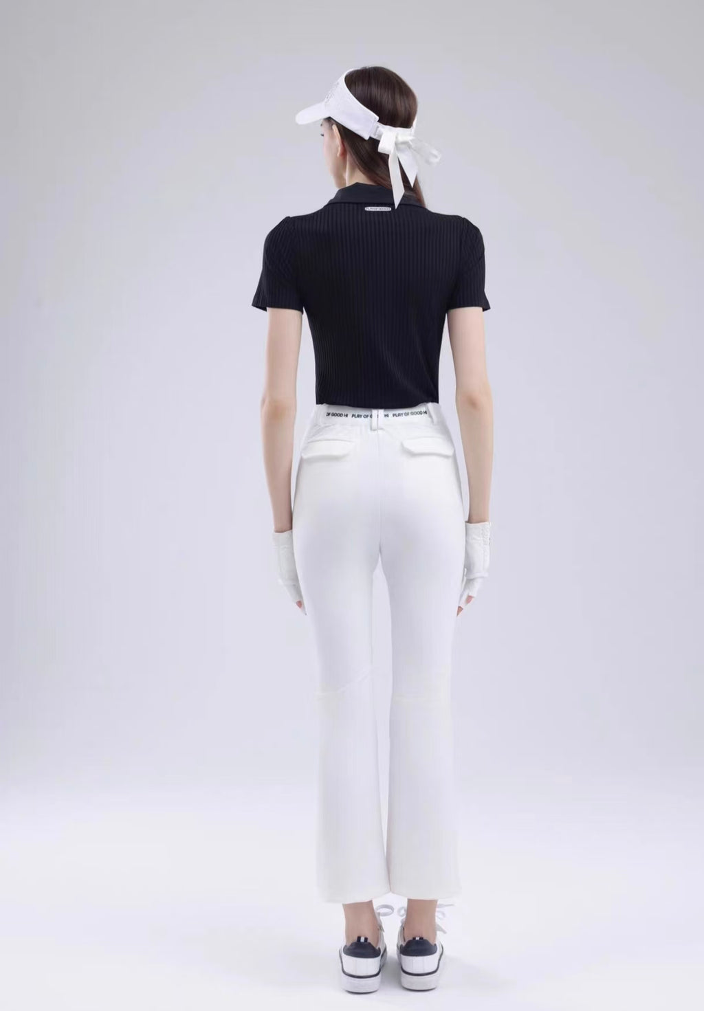 Women’s Summer Quick-Dry Breathable Golf Pants Shirt Set - product view