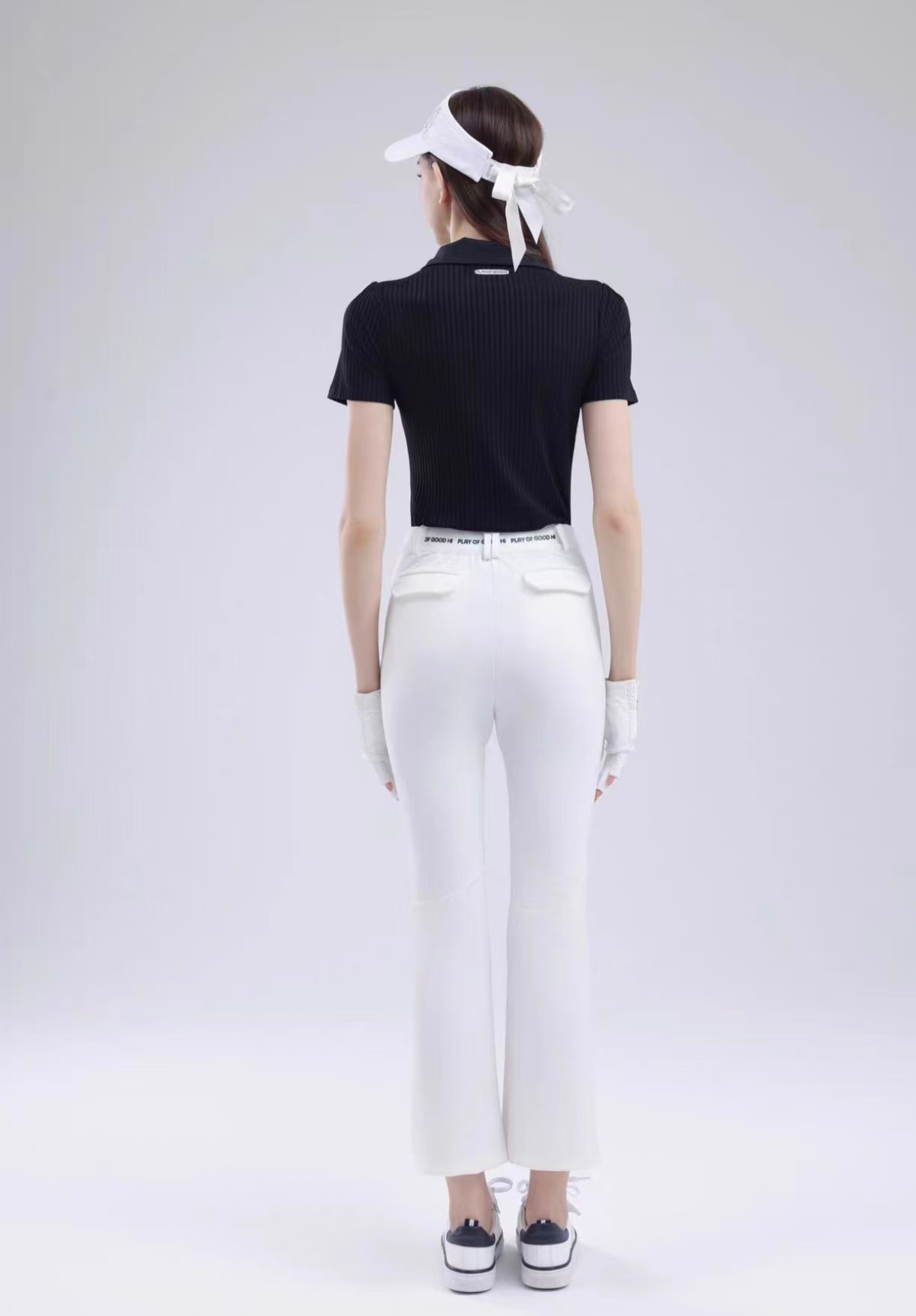 Women’s Summer Quick-Dry Breathable Golf Pants Shirt Set - product view