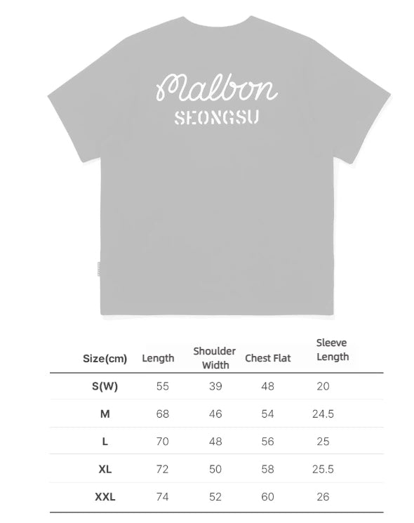 Malbon シグネチャー グラフィックTシャツ ブラック サイズ表