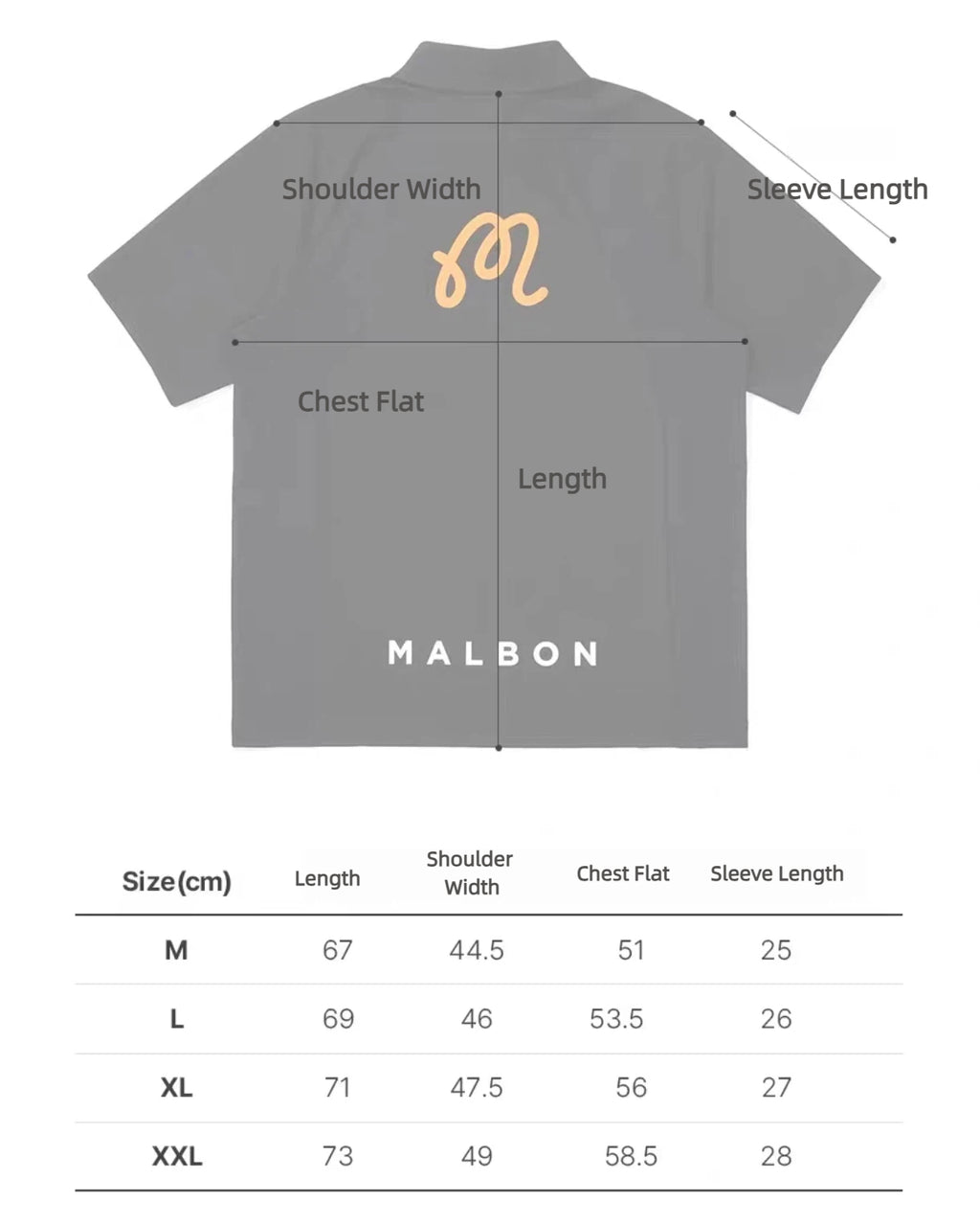Malbon Golf Men’s Breathable Moisture-Wicking Polo Shirt