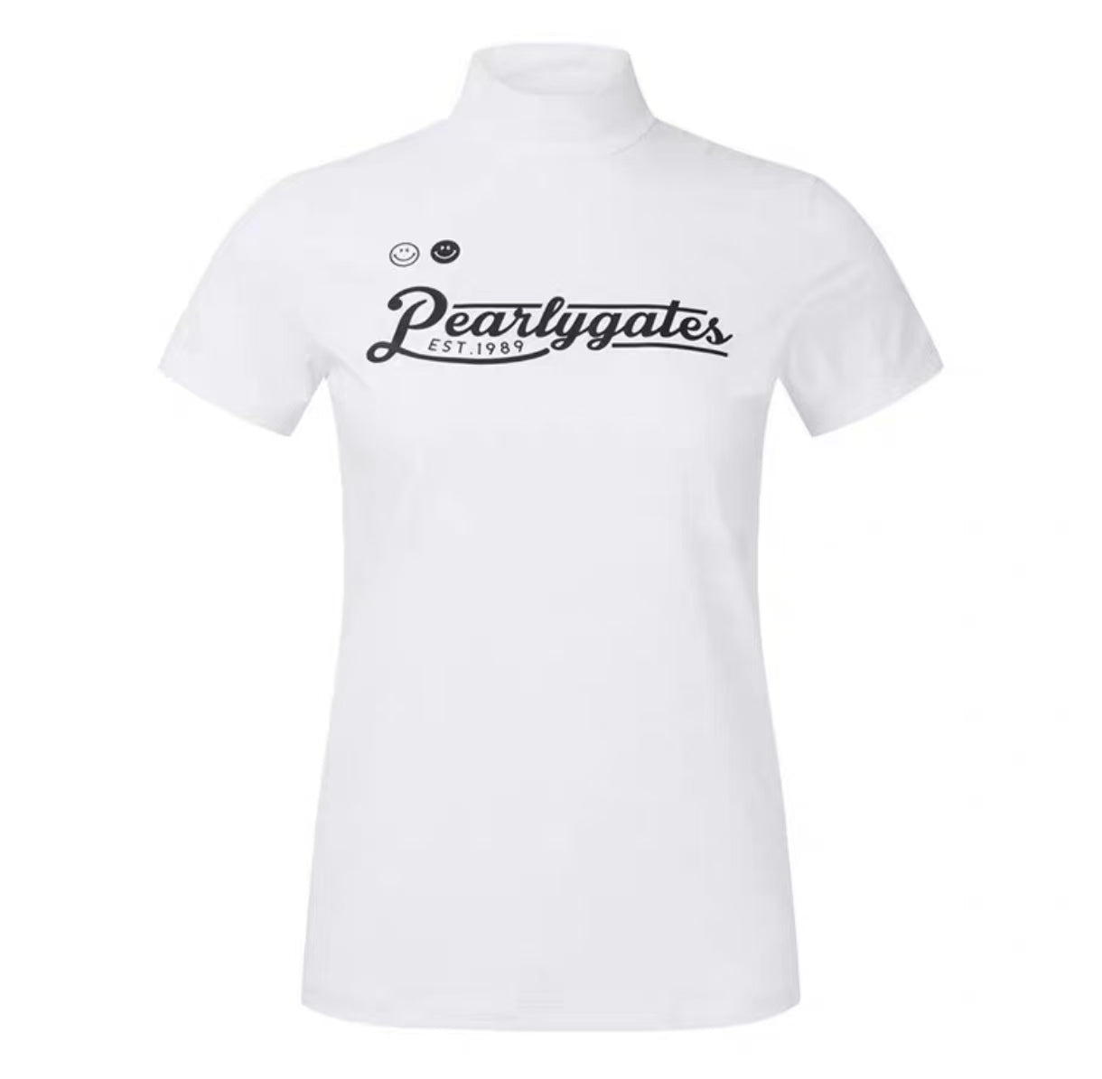 Pearly Gates レディース 速乾 スリム ゴルフシャツ（ホワイト）の商品画像