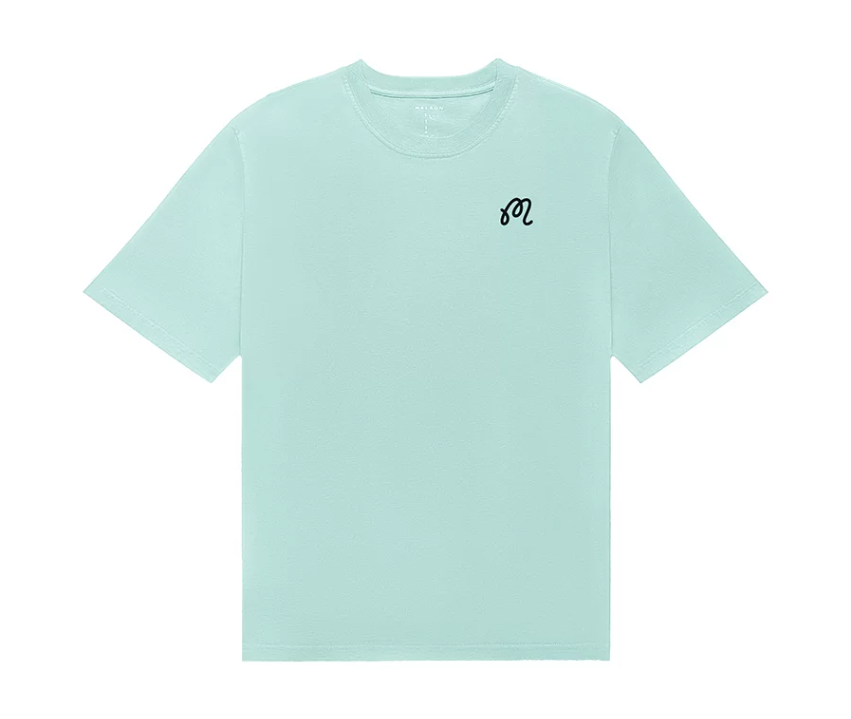 Malbon Golf Men’s Mint Green Bermuda Graphic T-Shirt