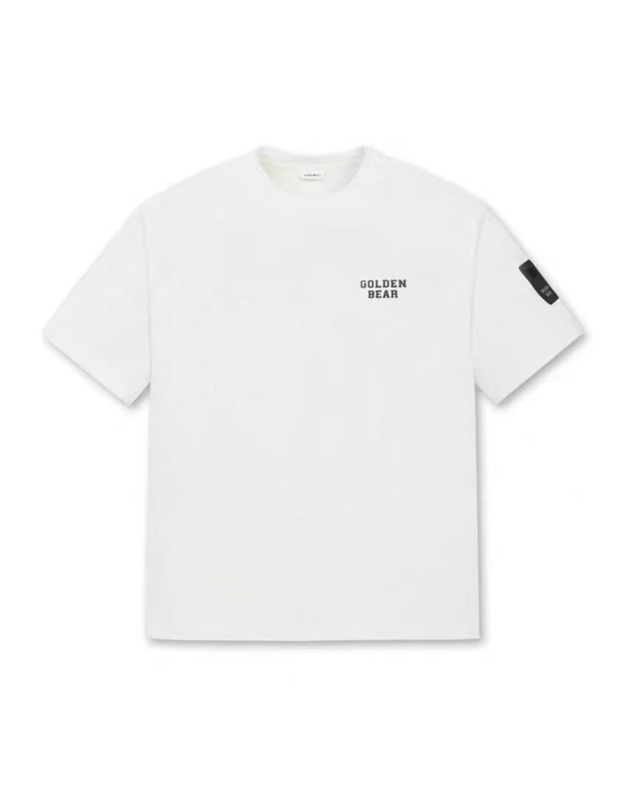 Golden Bear ユニセックス プレミアム グラフィック ゴルフTシャツ ホワイト 商品正面