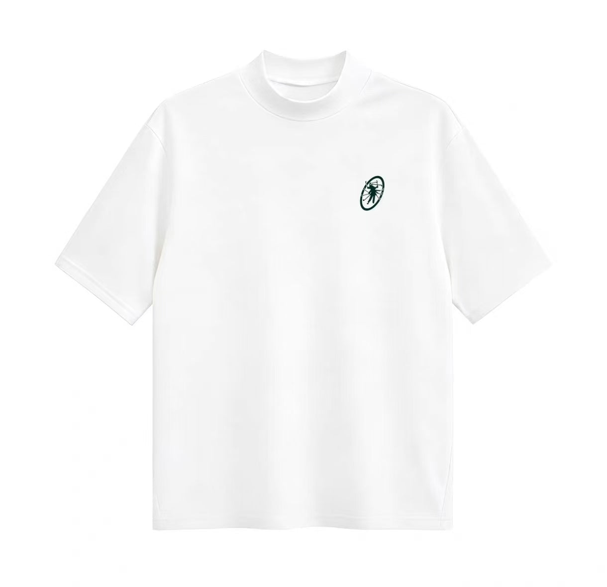 Forden Golf メンズ 接触冷感 速乾 モックネック ゴルフシャツ（ホワイト）の商品画像