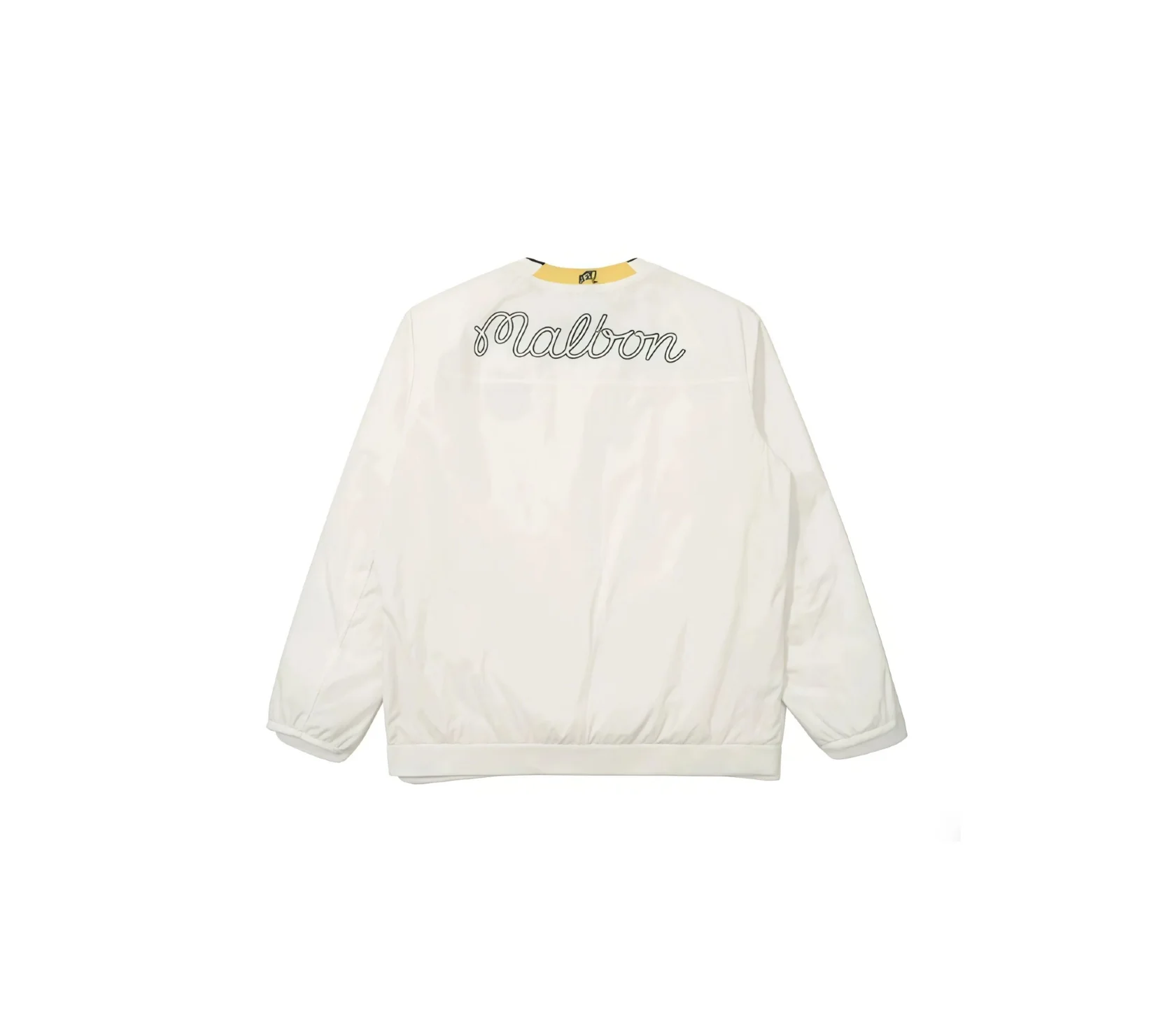 Malbon men's casual long sleeve golf jacket in White - image 3
