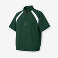 Malbon CLOT Windshirt Green golf windshirt front view